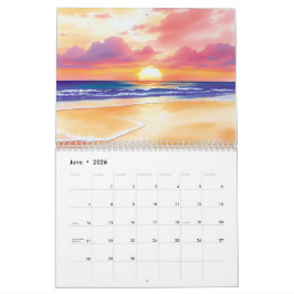 Watercolor 2025 Wall Calendar  Kalender