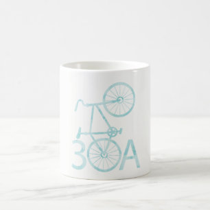 Watercolor 30A mit der Fahrrad-Tasse Kaffeetasse