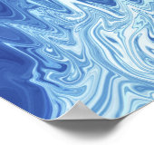 Watercolor abstract pattern poster (Ecke)