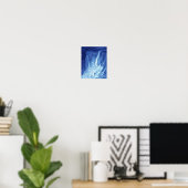 Watercolor abstract pattern poster (Heimbüro)