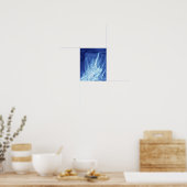 Watercolor abstract pattern poster (Küche)