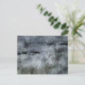 Watercolor Abstract Postkarte (Stehend Vorderseite)