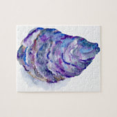 Watercolor-abstrakte Austern-Muschel Puzzle (Horizontal)