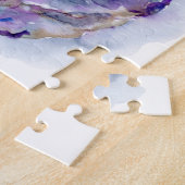 Watercolor-abstrakte Austern-Muschel Puzzle (Seite)