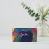 Watercolor-abstrakte elegante visitenkarte (Stehend Vorderseite)
