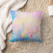 Watercolor-abstraktes Muster-Kissen Kissen (Decke)