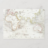 Watercolor Adventure erwartet Baby Advice Card Begleitkarte (Rückseite)