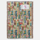Watercolor Aesthetic Stacked Books Decke (Vorderseite Vertikal)
