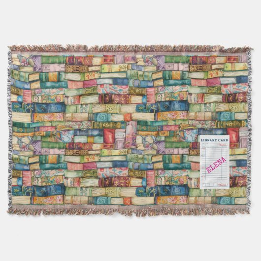 Watercolor Aesthetic Stacked Books Decke (Vorderseite)