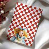 Watercolor Alice in ONEDERLAND Cute 1st Birthday Einladung