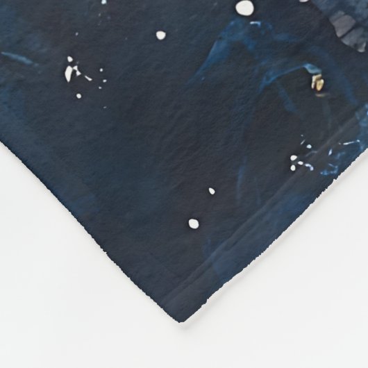 Watercolor Alice in Wonderland Fleecedecke (Ecke)