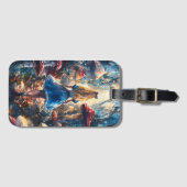 Watercolor Alice in Wonderland Gepäckanhänger (Vorderseite (Horizontal))