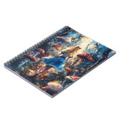 Watercolor Alice in Wonderland Notizblock (Linke Seite)