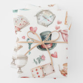 Watercolor Alice Pattern Geschenkpapier Set (Beispiel)