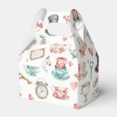 Watercolor Alice Pattern Geschenkschachtel (Rückseite)