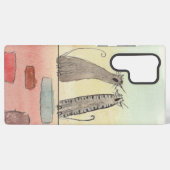 Watercolor Alley Cats Samsung Galaxy Hülle (Rückseite (Horizontal))