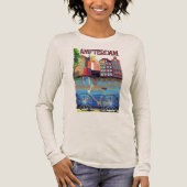 Watercolor Amsterdam Netherlands Tee (Vorderseite)