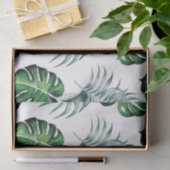 Watercolor-Ananas mit Grün verlässt Muster Seidenpapier (Geschenk)