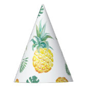 Watercolor-Ananas-Party-Hut Partyhütchen (Vorderseite)