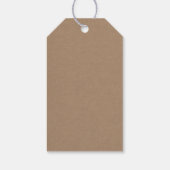 Watercolor Anemone Geschenkanhänger (Rückseite)