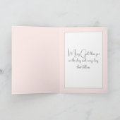 Watercolor Angel Girl Karte (Innenseite)