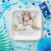 Watercolor Angel Girl Pappteller (Party)