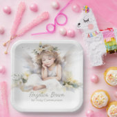 Watercolor Angel Girl Pappteller (Party)