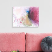 Watercolor Angel Leinwanddruck (Insitu (Wohnzimmer))