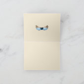 Watercolor Angel Wings & Heart Dankeschön Karte (Innenseite)