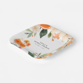 Watercolor Aperol Spritz Brautparty Pappteller (Gewinkelt)