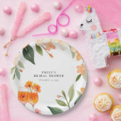 Watercolor Aperol Spritz Brautparty Pappteller (Party)