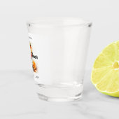 Watercolor Aperol Spritz Brautparty Schnapsglas (Rechts)