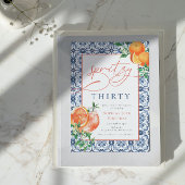 Watercolor Aperol Spritz Thirty 30th Birthday Einladung