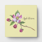 Watercolor Apple Blossom Fotoplatte (Vorderseite)