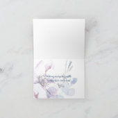 Watercolor Apple Blossom Vielen Dank Dankeskarte (Innenseite)