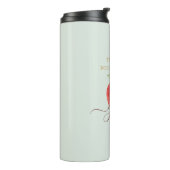 Watercolor Apple Teacher - Danke, Geschenk Thermosbecher (Nach links gedreht)