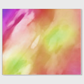 Watercolor Art 2 Wrapping Paper Geschenkpapier (Flach)