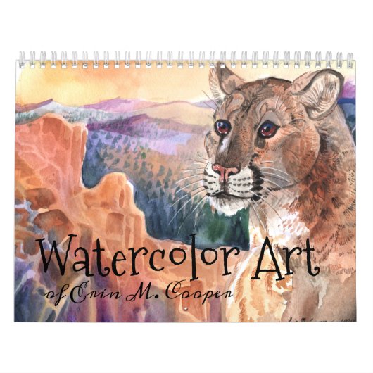 Watercolor Art Calendar Kalender (Titelbild)