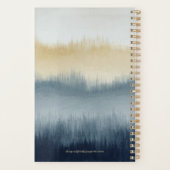 Watercolor Art Planner | 5,5 x 8,5 | Blau Planer (Rückseite)