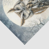 Watercolor Art Screening Owl Decoupage Seidenpapier (Ausschnitt)