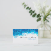 Watercolor art visitenkarte (Stehend Vorderseite)