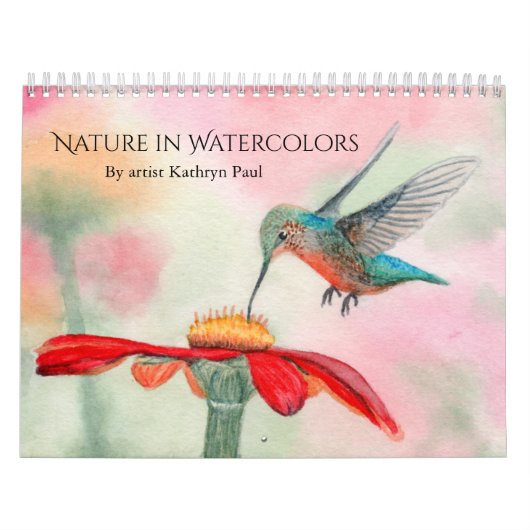 Watercolor art wall calendar: nature landscapes kalender (Titelbild)
