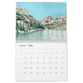 Watercolor art wall calendar: nature landscapes kalender (Jan 2026)