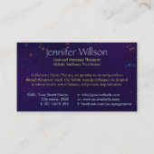 Watercolor Art zu heilen Visitenkarte (Rückseite)