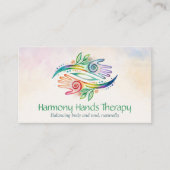 Watercolor Art zu heilen Visitenkarte (Vorderseite)