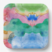 WATERCOLOR ARTWORT PAPPTELLER (Vorderseite)