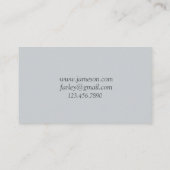 Watercolor Aspen Birch Trees Visitenkarte (Rückseite)