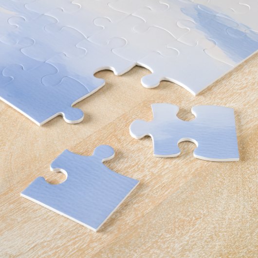 Watercolor Australian Cattle Dog Rustic Garland Puzzle (Seite)