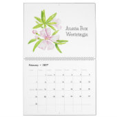 Watercolor Australian Native Blume Calendar Kalender (Feb 2027)