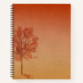 Watercolor Autumn Day Journal Notizblock (Vorderseite)